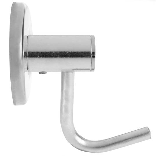 Einzelne Chromhaken. Bade Handtuchhalter