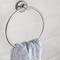 Chrome-plated bathroom towel ring