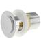 Válvula de desagüe 8cm con rebosadero. Tapón para lavabo y baño universal G1-1/4 cromado