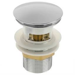 Valvola di scarico 9cm con troppopieno. Valvola pop-up per lavandino e piletta universale G1-1/4 cromato