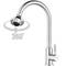 Atomizing water aerator for 22mm or 24mm faucets with rotation and 2 flow modes