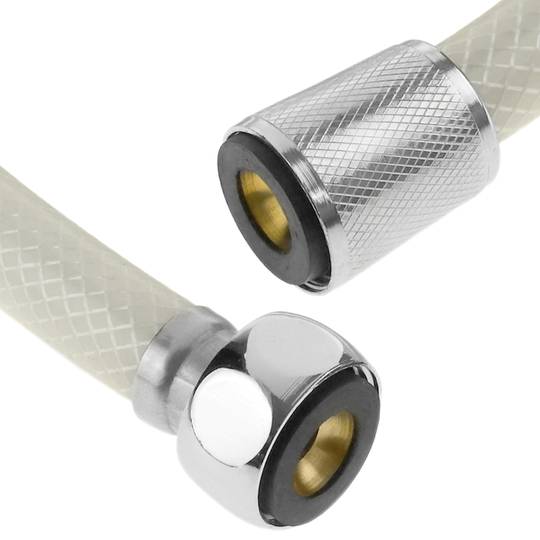 Flessibile doccia PVC bianco 1,7 m