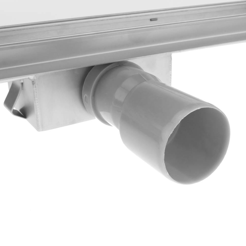Shower drain linear channel 50x7 cm stainless for tile insert