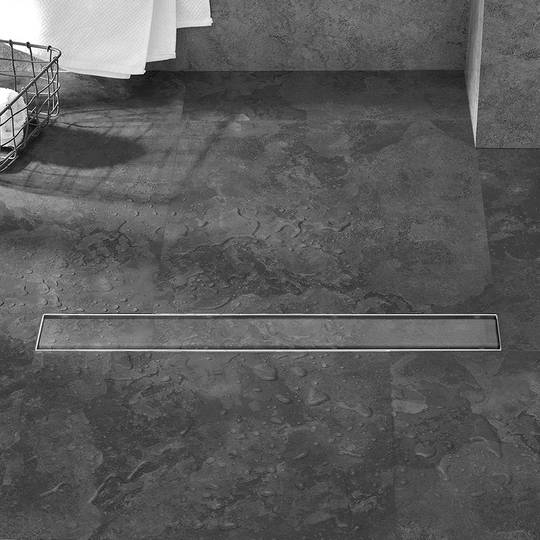 Canaleta de desguàs per a dutxa 70x7 cm per rajola en acer inoxidable