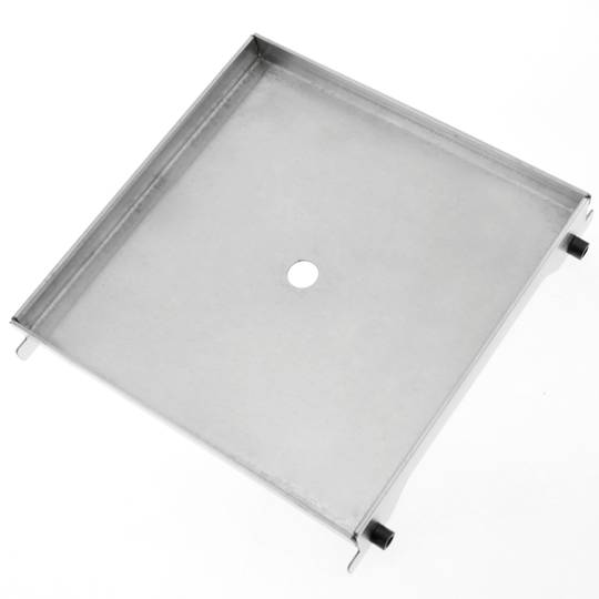 Canaleta de desagüe para ducha cuadrado 15 cm para azulejo en acero inoxidable