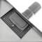 Shower drain squared channel 15 cm stainless with grid for corner