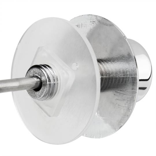 Straight WC cistern handle for low tank