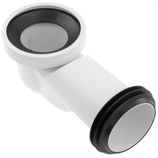 Kątowa tuleja przyłączeniowa do toalety 90 ° ∅ 110 mm