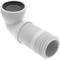 Manicotto di collegamento WC inclinato 90 ° estensibile ∅ 105mm