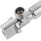 Llave de paso cisterna en escuadra larga 1/2