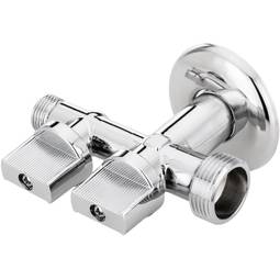 3/4"- 1/2" - 3/8" 3 Wege Winkelabsperrventil