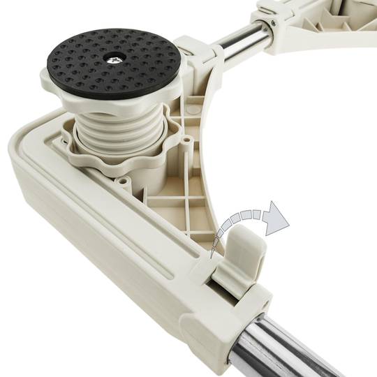 Support de levage anti-vibration pour laveuse, sécheuse, réfrigérateur et  climatisation 150 Kg 40-60 cm 38-60 cm - Cablematic