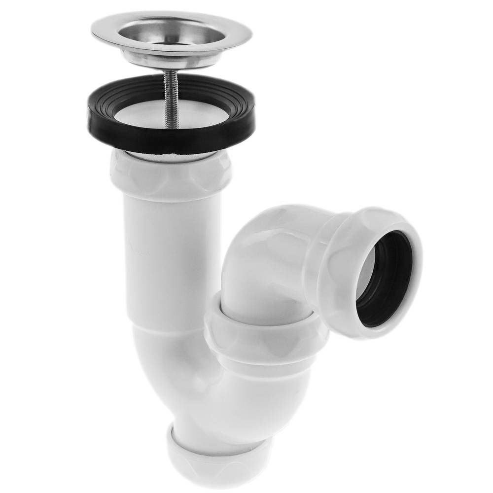 Sifón curvo extensible para lavabo-bidet 11/2 x ∅ 70 mm - Cablematic