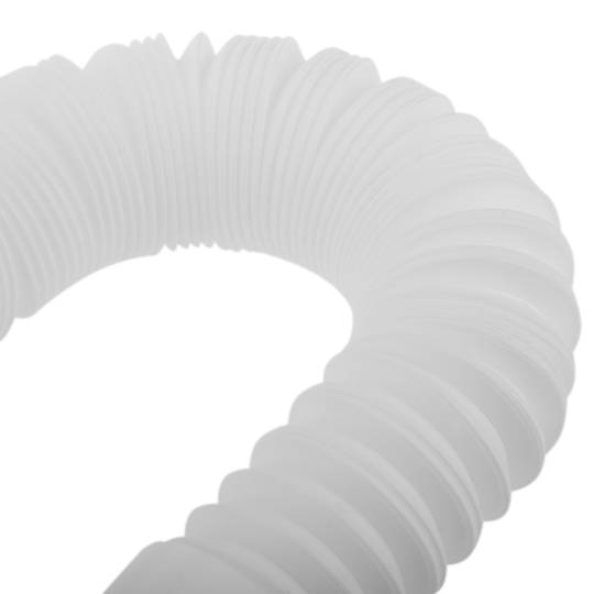 Wysuwany syfon wykonany z rury od 30 do 70 cm z regulowanym wylotem 32 lub 40 mm i 1 nakrętką z tworzywa sztucznego