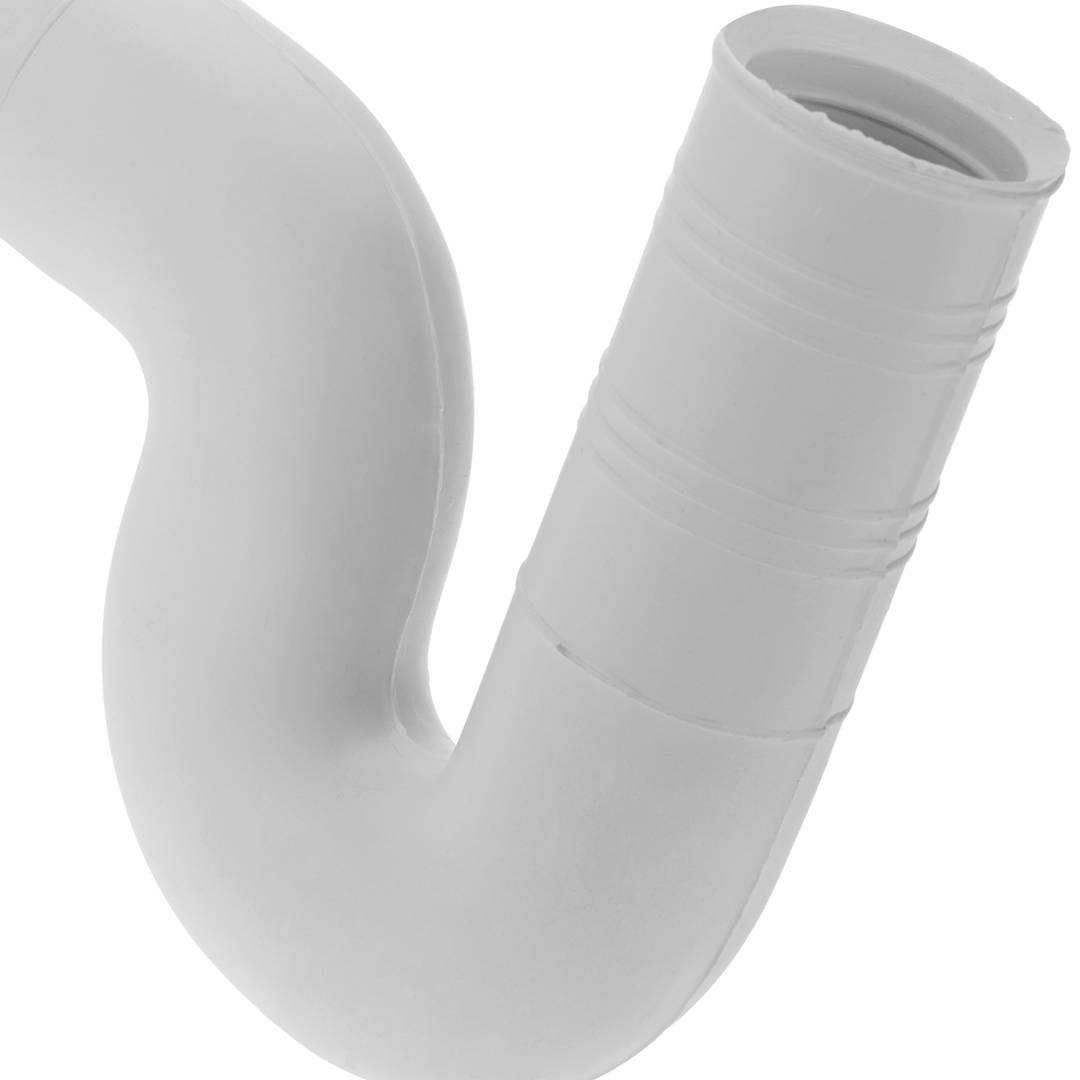 Siphonly® Bonde d'écoulement design avec siphon flexible 1 1/4 et manchon  en caoutchouc Ø 30/40/50 | Tuyau d'écoulement pour lavabo avec valve Push