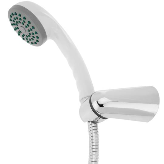 Soporte para alcachofa de ducha, soporte para ducha de mano ajustable,  giratorio 35°, soporte para ducha de mano para riel de ducha de 20-29 mm de  diámetro, soporte para ducha de ABS