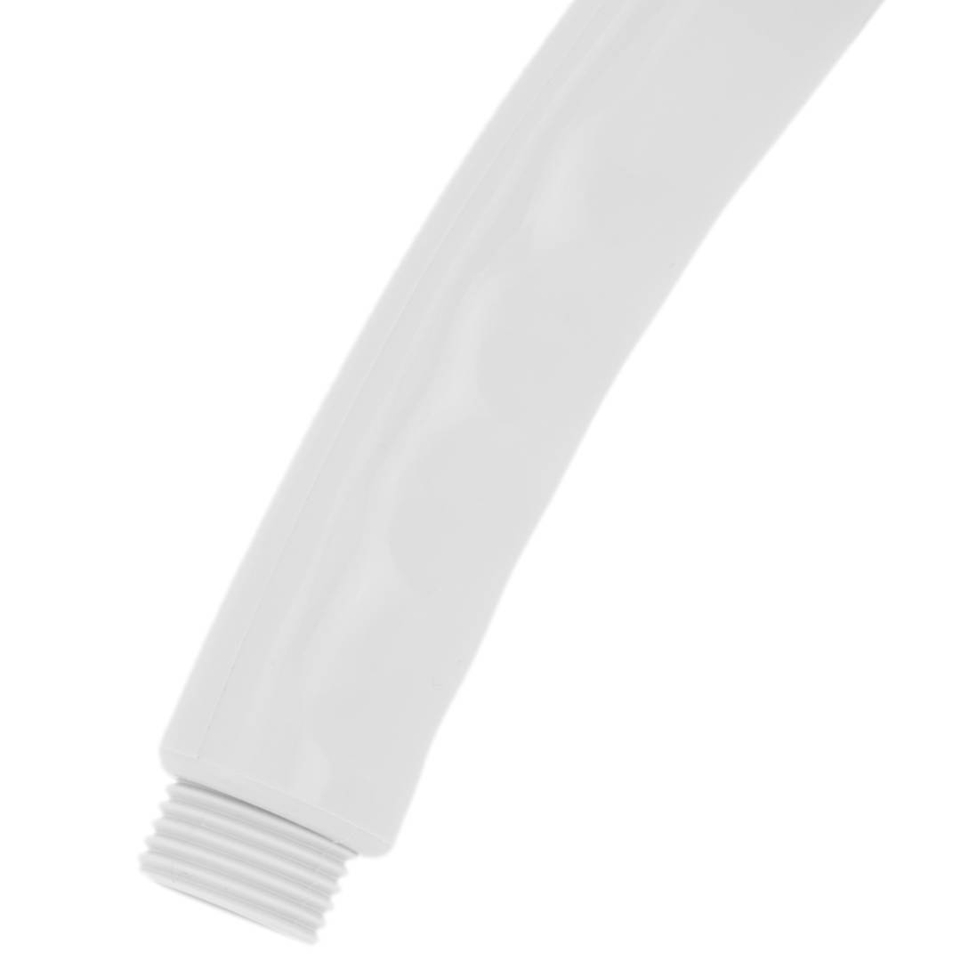 Biała mobilna słuchawka prysznicowa z systemem anti-scale, funkcją oszczędzania wody i 1 funkcją