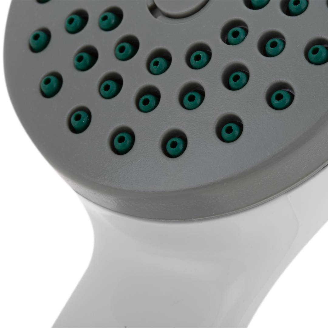 Alcachofa móvil para ducha cromado con sistema antical, ahorro de agua y 1  función - Cablematic