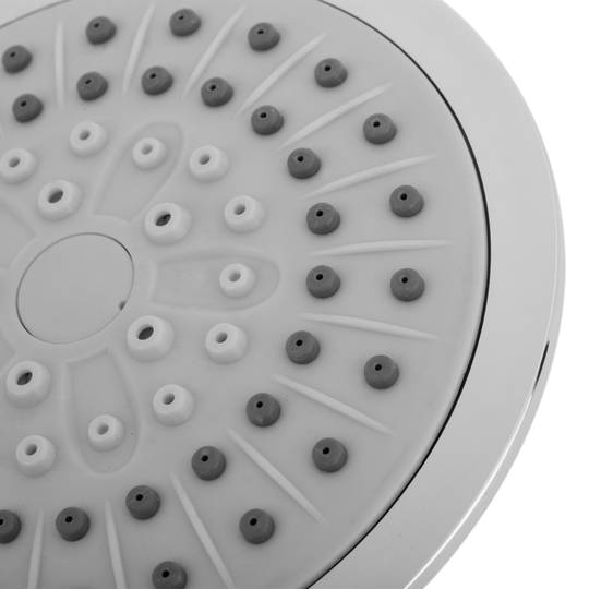 Carxofa mòbil 240mm per a dutxa cromat amb sistema anticalç, estalvi d'aigua i 3 funcions