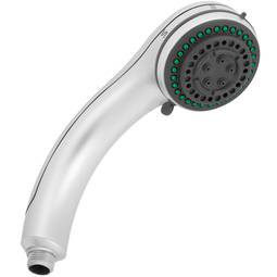 Alcachofa móvil para ducha cromado con sistema antical, ahorro de agua y 5 funciones