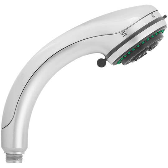 Carxofa mòbil per a dutxa cromat amb sistema anticalç, estalvi d'aigua i 5 funcions