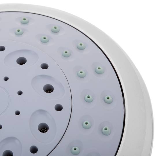 Carxofa mòbil per a dutxa cromat amb sistema anticalç, estalvi d'aigua i 6 funcions