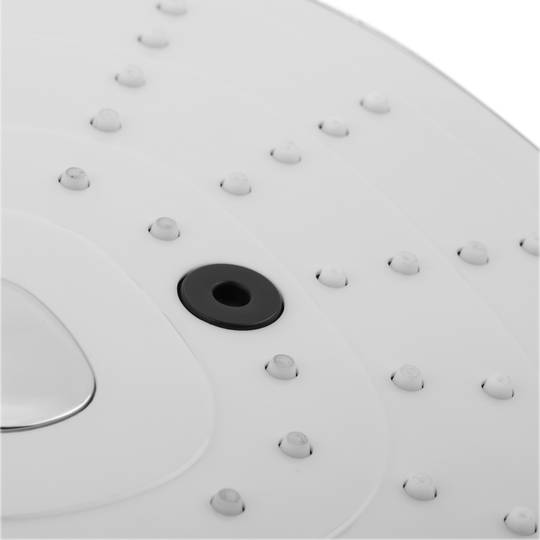 Square fixed shower head for chrome shower column with antilime system