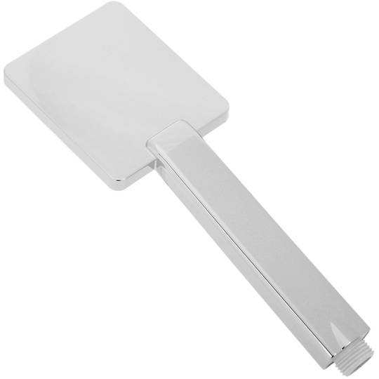 Carxofa mòbil quadrada per a dutxa cromat amb sistema anticalç, estalvi d'aigua i 1 funció