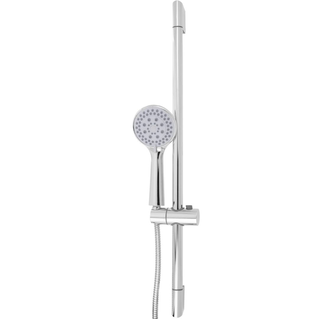Support de pommeau de douche réglable, barre de douche murale 25 mm Barres  de douche pour barre coulissante Slider Clamp Salle de bain (ABS Chrome) 