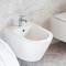 Grifo monomando con cartucho cerámico y boquilla rotatoria para bidet cromado con funciones de agua fría y caliente