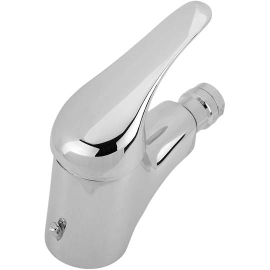 Grifo monomando con cartucho cerámico y boquilla rotatoria para bidet cromado con funciones de agua fría y caliente