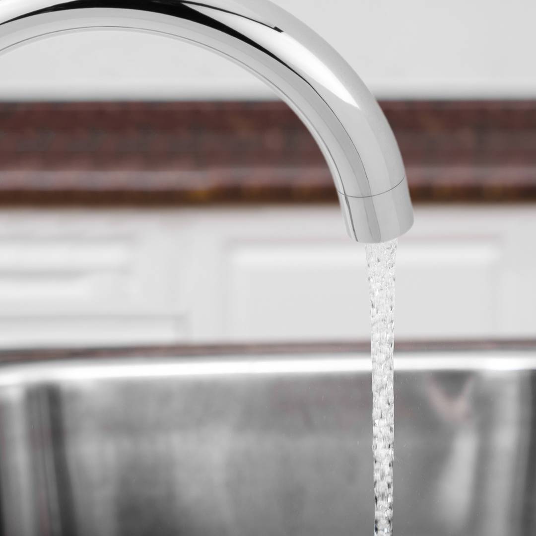 Chrome swivel mixer tap with high spout for sink height 248mm