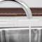 Chrome swivel mixer tap with high spout for sink height 248mm