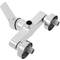 Chrome swivel mixer tap with built-in high spout for sink height 190mm