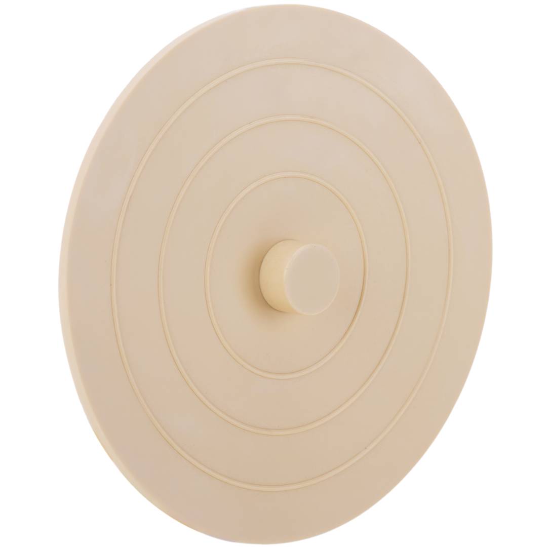 Tapón de goma universal para válvulas de cocina o lavabo de 105 mm