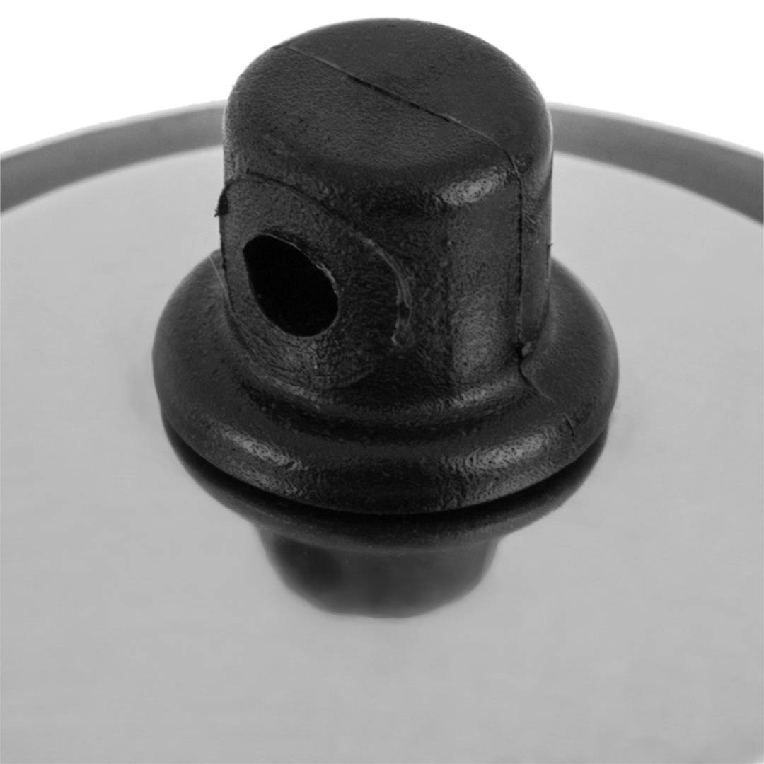 Bouchon pour évier, anneau et chaine, 30 cm, Diam.53 mm