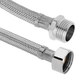 Elastyczny wąż metalowy ze stali nierdzewnej 1/2 "męski na 1/2" żeński o długości 40 cm