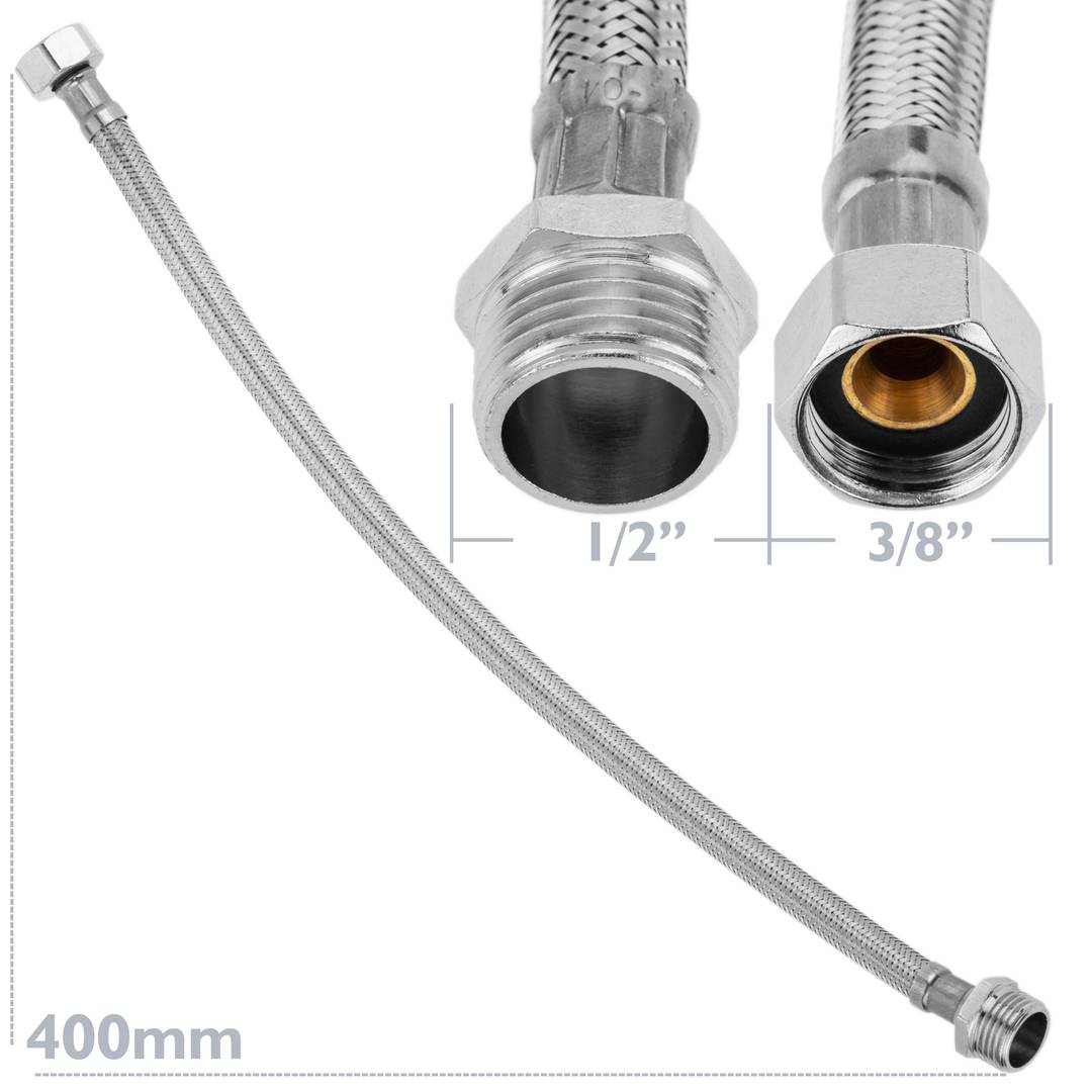 Flexibele metalen slang van RVS 1/2 