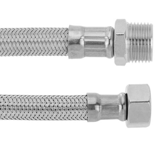 Flexible metallic stainless steel hose 1/2 Female to 1/2 Female