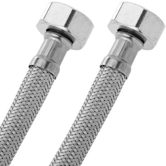 Flexibele metalen RVS slang 1/2 