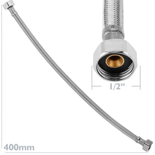 Elastyczny metalowy wąż ze stali nierdzewnej 1/2 