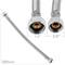 Flexibele metalen RVS slang 3/8