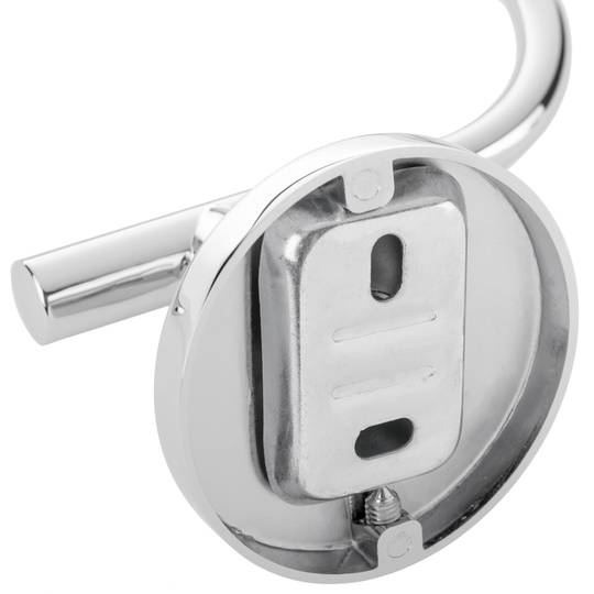 Portarotolo cromato per carta igienica modello Renne