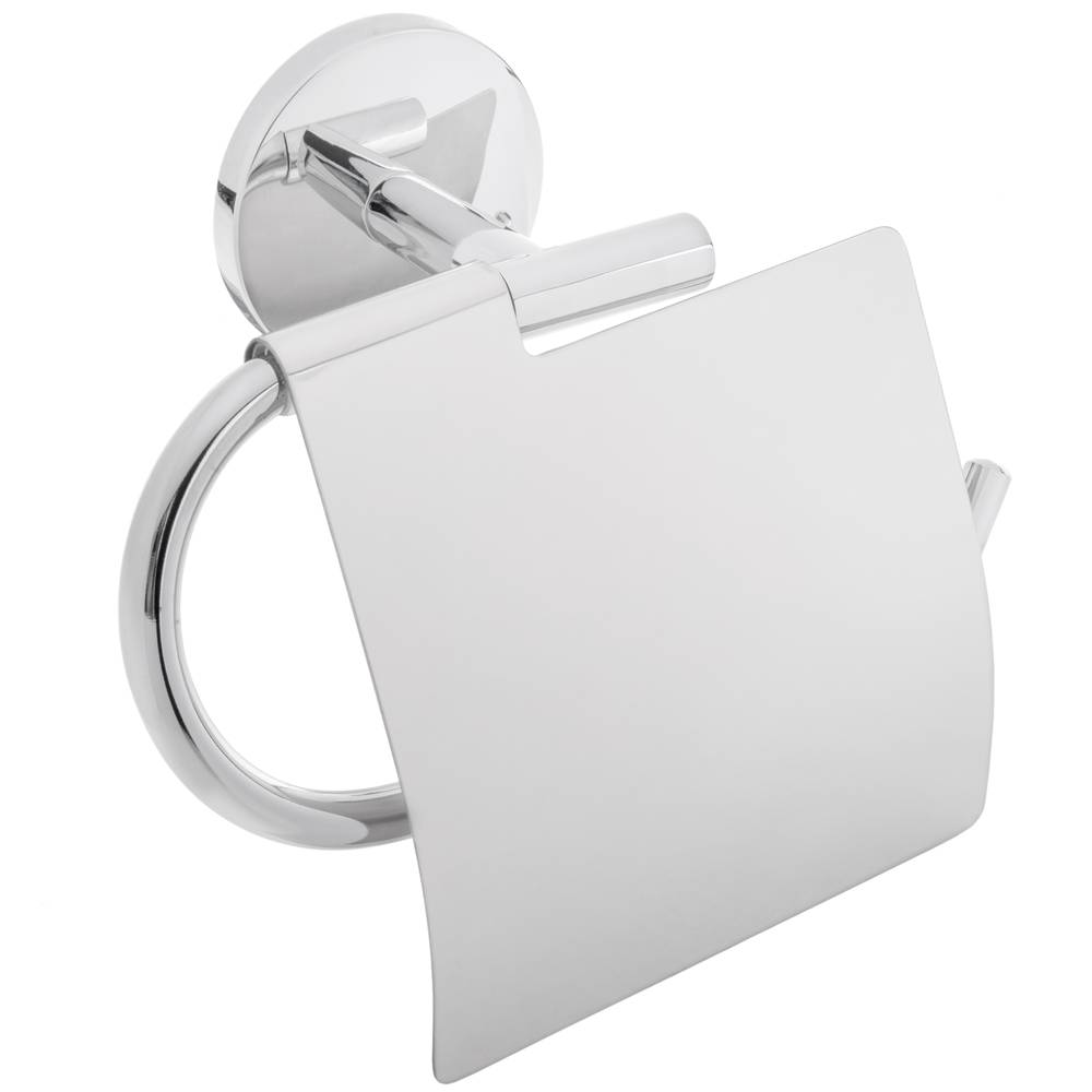 Grohe Essentials 40367001 Bathroom Toilet Roll Holder with Cover Chrome