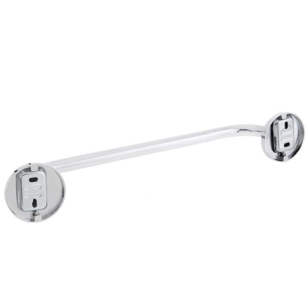 Toallero barra para pared cromado 350x60x74mm modelo Renne