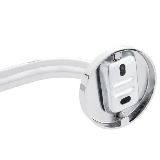 Toallero barra para pared cromado 350x60x74mm modelo Renne