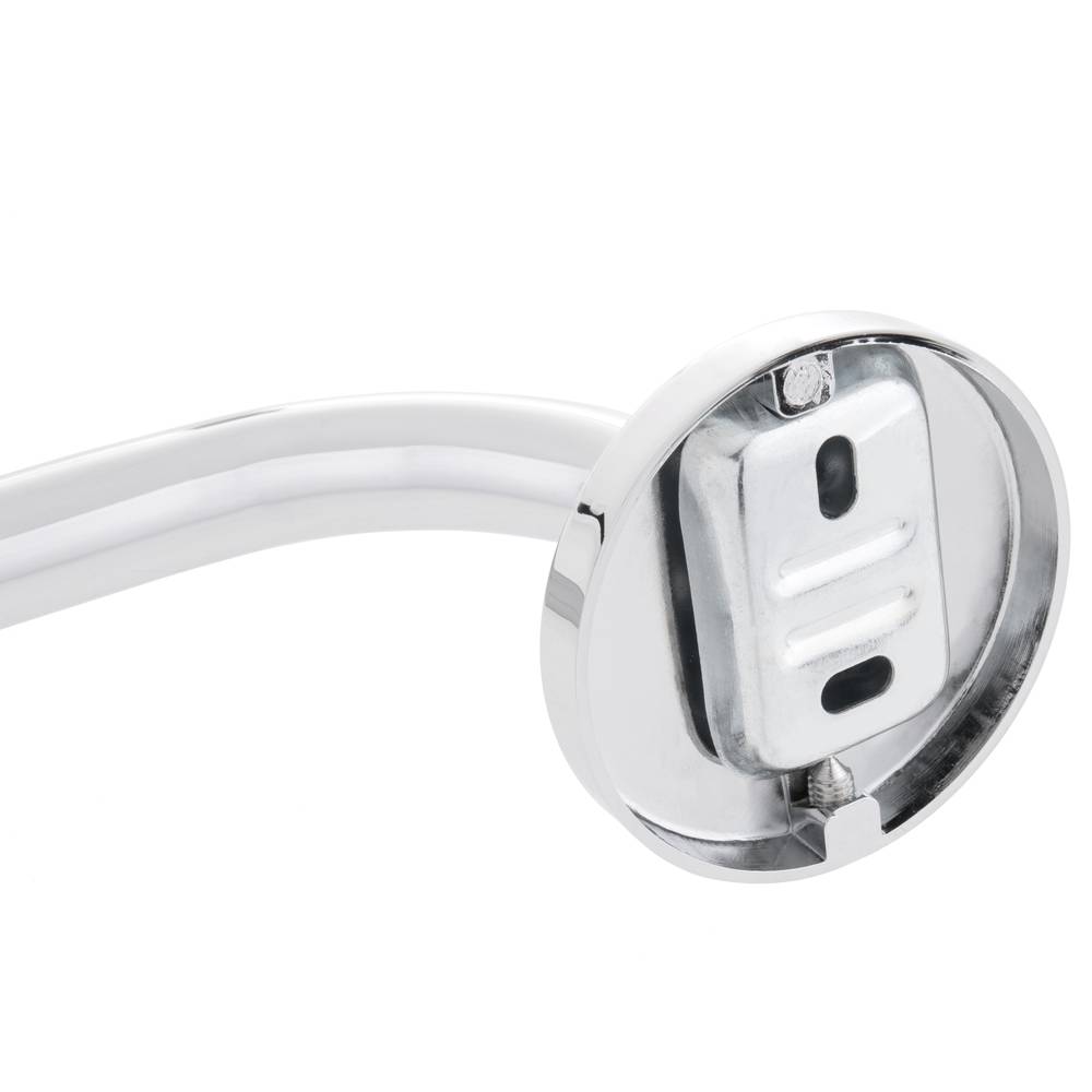 Toallero barra para pared cromado 450x60x74mm modelo Renne