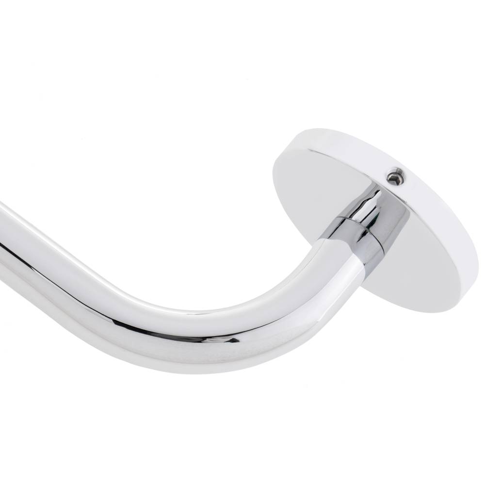 Toallero barra para pared cromado 450x60x74mm modelo Renne