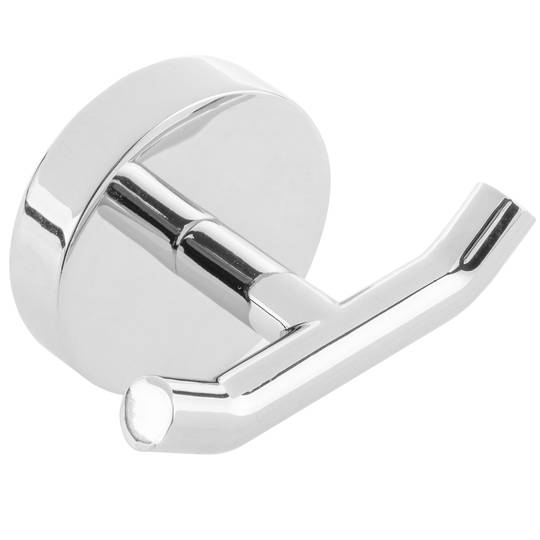 Appendino doppio cromato per bagno modello Paddy