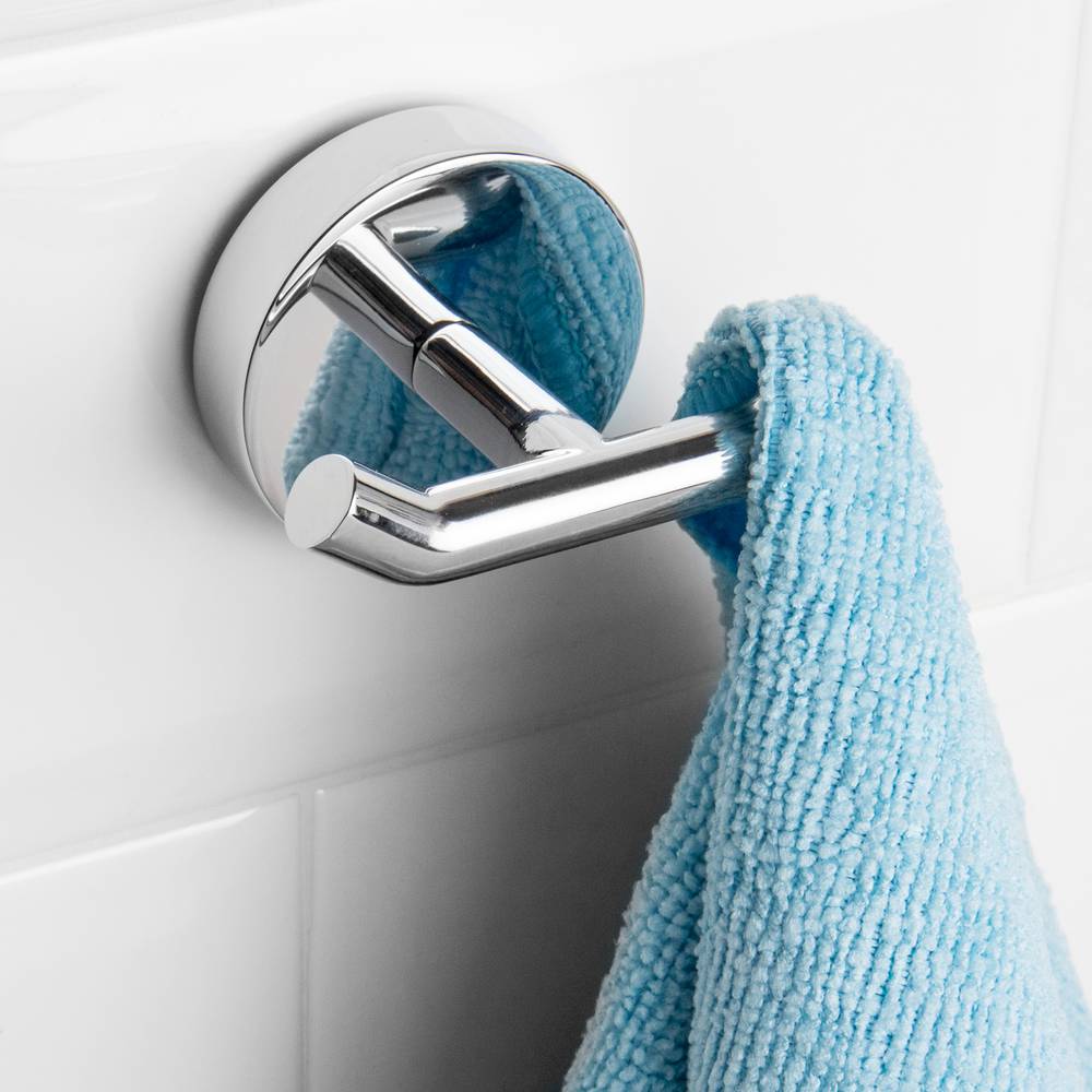 Appendino doppio cromato per bagno modello Paddy